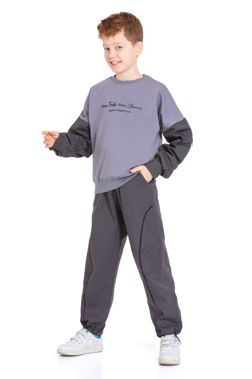 Erkek Çocuk 2 İplik Kol Cepli Alt-Üst Takım P1076