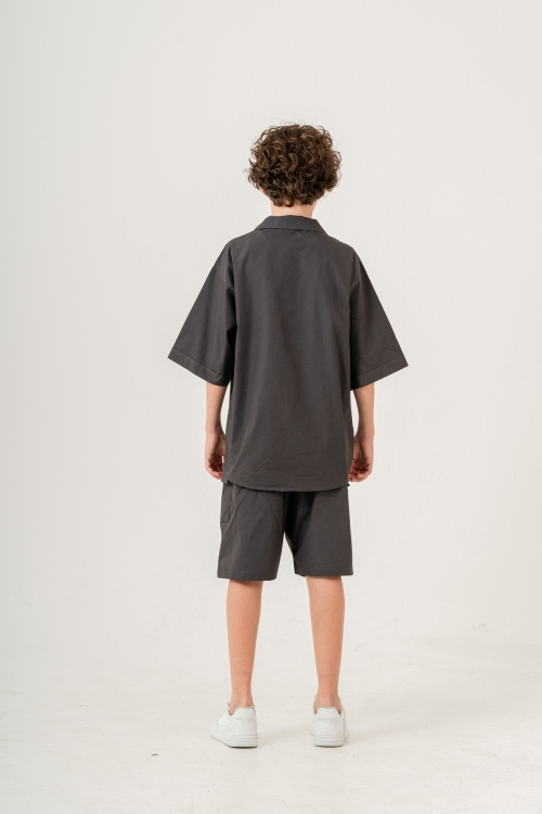 Erkek Çocuk 2li Takım (Gömlek+Bermuda Pantolon) P1032