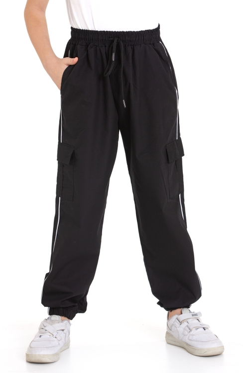 Erkek Çocuk 2li Takım (Jogger Paraşüt Pantolon+T-Shirt) P1167-69