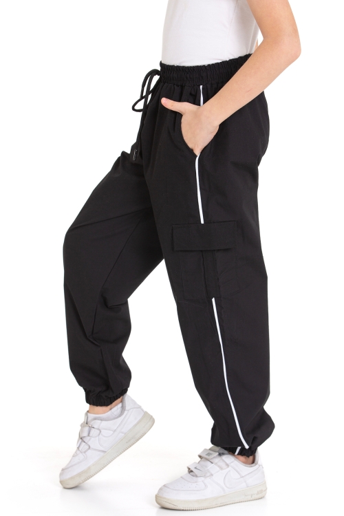 Erkek Çocuk 2li Takım (Jogger Paraşüt Pantolon+T-Shirt) P1167-69