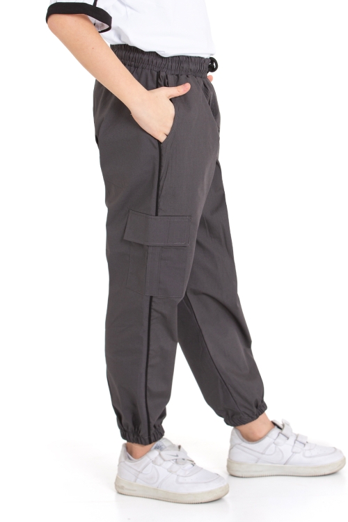 Erkek Çocuk 2li Takım (Jogger Paraşüt Pantolon+T-Shirt) P1167-69