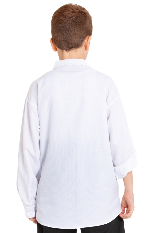 Erkek Çocuk Terikoton Gömlek 4-14 Yaş P094