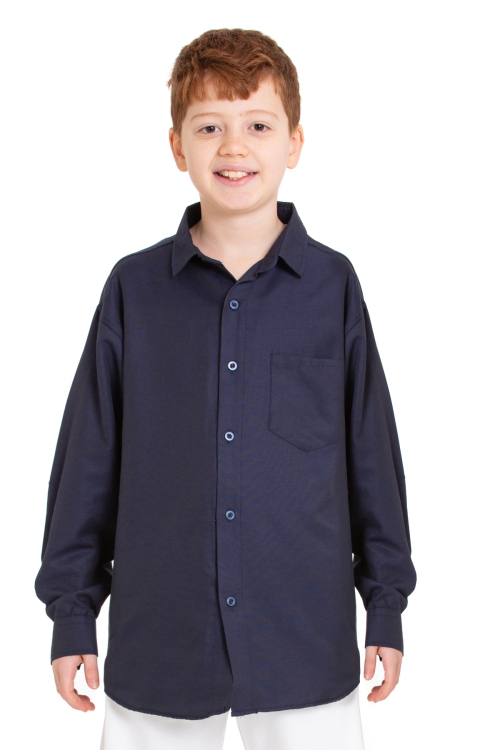 Erkek Çocuk Terikoton Gömlek 4-14 Yaş P094