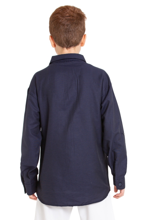 Erkek Çocuk Terikoton Gömlek 4-14 Yaş P094