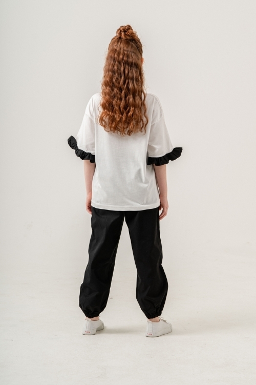 Kız Çocuk 2li Takım (Jogger Pantolon+T-Shirt) P1028