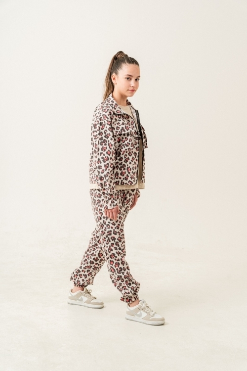 Kız Çocuk 3lü Takım (Ceket+Pantolon+T-shirt) P1013