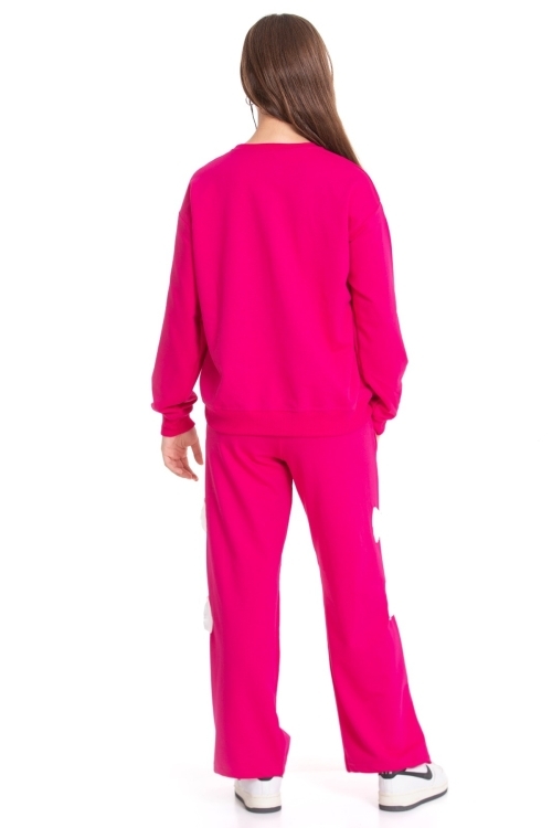 Kız Çocuk Fiyonk Süslemeli 2 İplik Alt-Üst Takım 12223.1