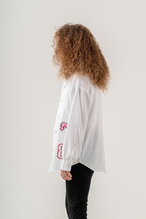 Kız Çocuk Flam Pamuk Gömlek P1085