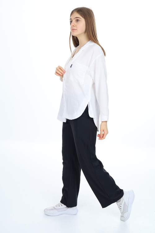 Kız Çocuk Flamlı Pamuk Alt Üst Takım P309