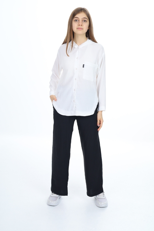 Kız Çocuk Flamlı Pamuk Alt Üst Takım P309