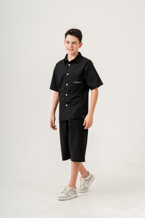 Erkek Çocuk 2li Takım (Gömlek+Bermuda Pantolon) P1081