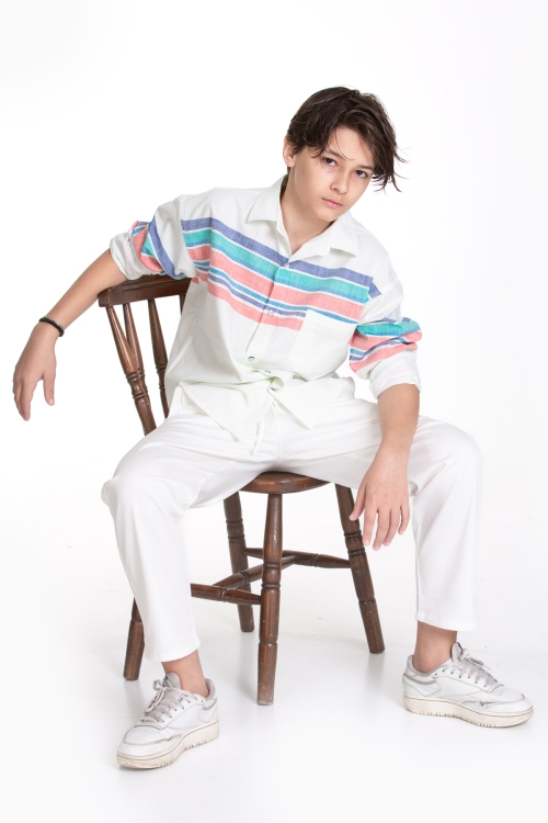 Erkek Çocuk Keten 2li Takım (Pantolon+Gömlek) P1007.1