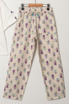 Kız Çocuk Lale Baskılı Alt-Üst Takım (Pantolon+T-Shirt) P1011
